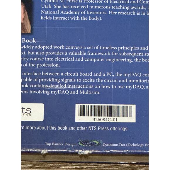 Circuits (3rd Edition) – Ulaby, Maharbiz, Furse | ISBN 9781934891223 | Hardcover - Picture 6 of 6